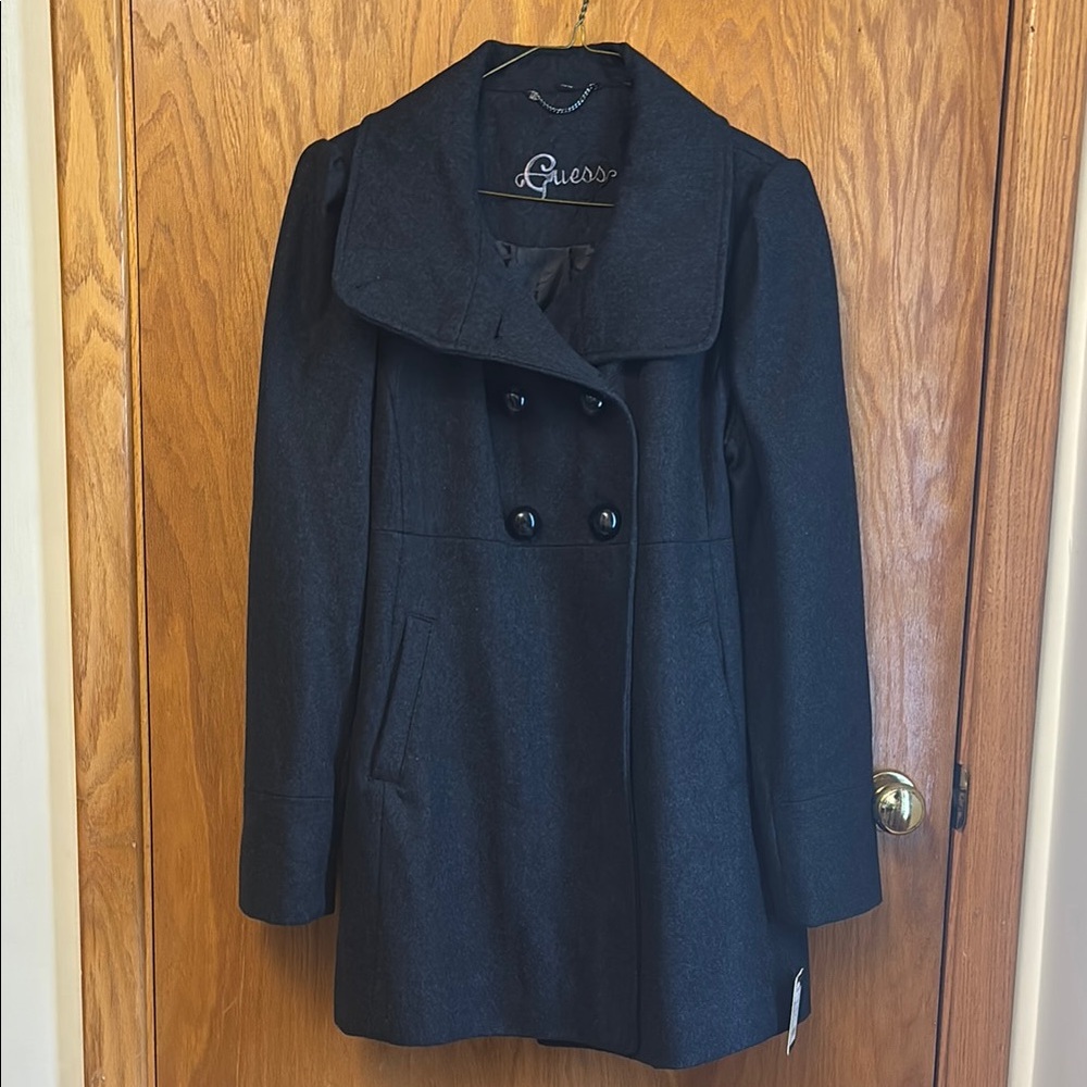 Guess Women's Charcoal Peacoat. Size XL. New with tags.